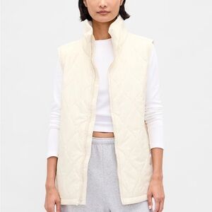 Gap cream (chino beige) recycled lightweight puffer vest
